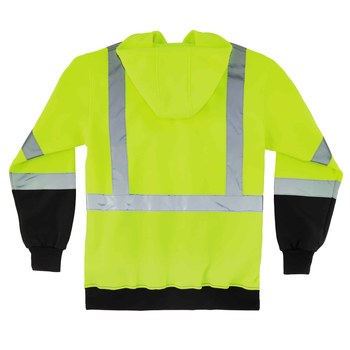 Ergodyne GloWear Cold Condition Sweatshirt 8372 21844 - Size Large - Lime