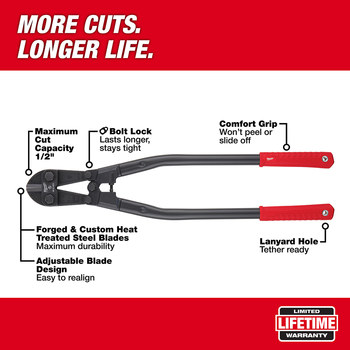 Milwaukee 48-22-4031 Bolt Cutter - 31.25 in - 54386