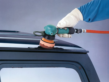 Dynabrade Dynabuffer Random Orbital Polisher -.14 in Orbit - 0.16 hp - 57126