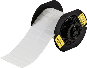Picture of Brady Workhorse White Polypropylene Thermal Transfer B33-37-7425 Die-Cut Thermal Transfer Printer Label Roll (Main product image)