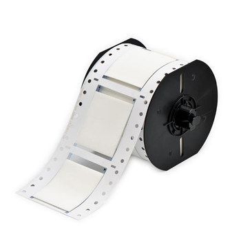 Picture of Brady White Polyolefin Thermal Transfer B33D-1500-2-342 Die-Cut Thermal Transfer Printer Sleeve (Main product image)