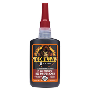 GorillaPro AT160 Threadlocker Red Liquid 50 ml Bottle - GorillaPro 10008079
