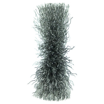 Weiler 15553 Wheel Brush - 3 in Dia - Crimped Steel Bristle