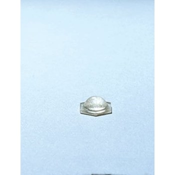 3M Bumpon SJ6561 Clear Bumper/Spacer Pad - Hexagonal Shaped Bumper - 0.375 in Width - 0.152 in Height - 45764