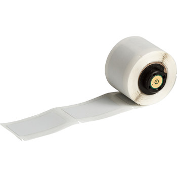 Picture of Brady Permashield Silver Polyester Thermal Transfer PTPSL-20-428 Die-Cut Thermal Transfer Printer Label Roll (Main product image)