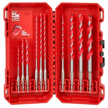 Tools Masonry Drill Bit Set, Drill Bit Kit Hex Shank