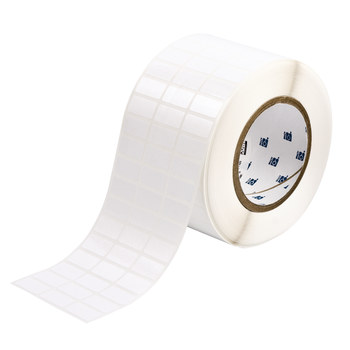 Picture of Brady White Polyester Thermal Transfer THT-5-473-10 Die-Cut Thermal Transfer Printer Label Roll (Main product image)