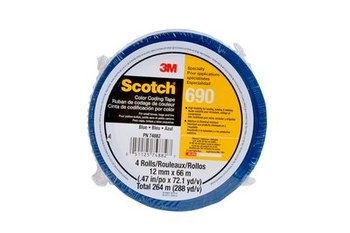 Picture of 3M Scotch 690 Color Coding Bag/Packaging Tape 74882 (Main product image)