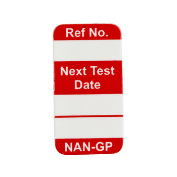 Picture of Brady Nanotag Red Vinyl NAN-GP R Nano Tag Insert (Main product image)