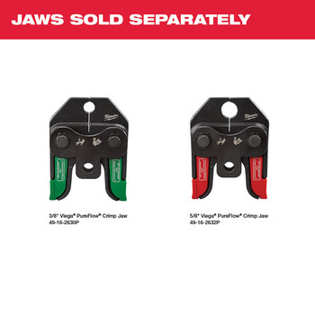 Milwaukee M18 PureFlow Press Jaw Tool Kit 2674-22P - Up to 1 in Capacity