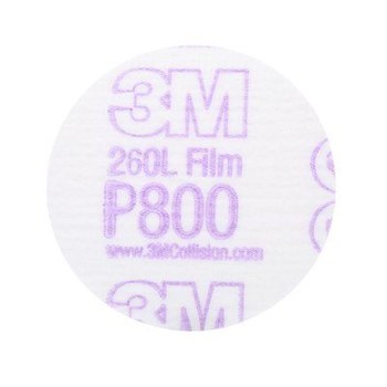 3M Hookit 260L Hook & Loop Disc 00910 - Aluminum Oxide - 3 in - P800 - Super Fine