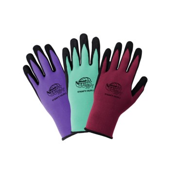Picture of Global Glove Tsunami Grip XFT Purple, Turquoise, Cranberry 7(S) Nylon/Spandex General Purpose Gloves (Main product image)