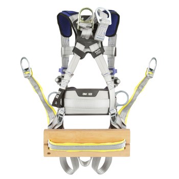 DBI-SALA ExoFit X100 Climbing, Construction, Positioning Body Harness 70804547837, Size Large, Gray - 19607