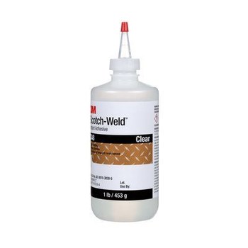 3M Scotch-Weld CA8 Cyanoacrylate Adhesive Clear Liquid 1 lb Tube - 21067