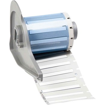Picture of Brady PermaSleeve White Polyolefin Thermal Transfer M7-094-175-342 Heat Shrink Wire & Cable Labels (Main product image)