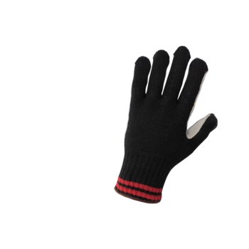 Global Glove Samurai Glove K500LF Black Large Split Cowhide Cut-Resistant Gloves - ANSI A6 Cut Resistance - Leather Palm & Fingers Coating - K500LF-9(L)