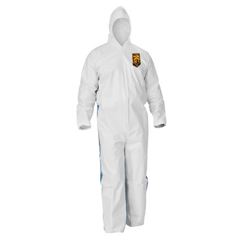 Ansell KleenGuard Disposable General Purpose Coveralls A40 37591 - Size Large - Blue