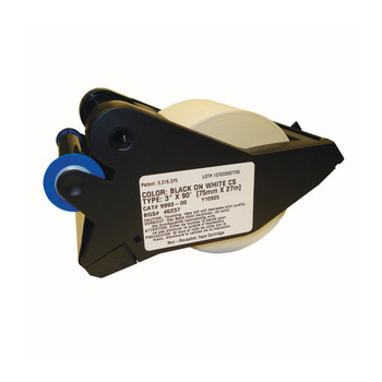 Picture of Brady Black on White Polyester Thermal Transfer 46237 Continuous Thermal Transfer Printer Label Cartridge (Main product image)