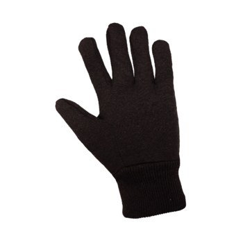 Global Glove C90B Brown Jumbo Cotton/Jersey Work Gloves - Straight Thumb - C90BJ-J