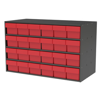 Picture of Akro-Mils AD3517C68 Akrodrawers 120 lb Charcoal Gray Powder Coated, Textured Stackable Cabinet (Main product image)