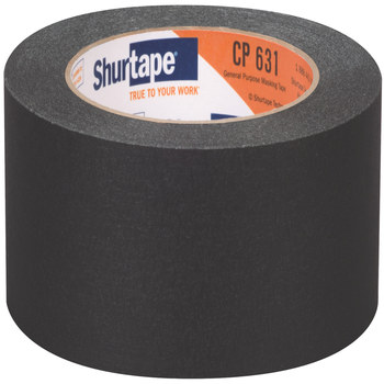 Shurtape CP 631 Black Masking Tape, 48 mm Width x 55 m