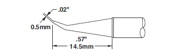 Picture of Metcal Smartheat - STTC-844 Soldering Cartridge (Main product image)
