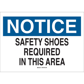 Picture of Brady B-120 Fiberglass Reinforced Polyester Rectangle White English PPE Sign part number 69487 (Main product image)