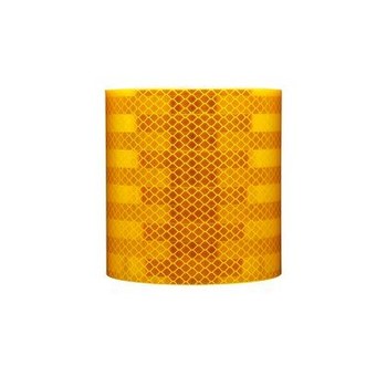 3M Diamond Grade 983-23 ES Fluorescent Yellow / Green Reflective Conspicuity Tape - 2 in Width x 150 ft Length - 0.014 to 0.018 in Thick - 22339