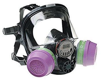 North Full Facepiece 760008A - Size Medium/Large - Black - NORTH 760008A