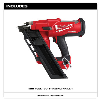 Milwaukee M18 FUEL Angle Framing Nailer 2745-20 - 9.4 lb