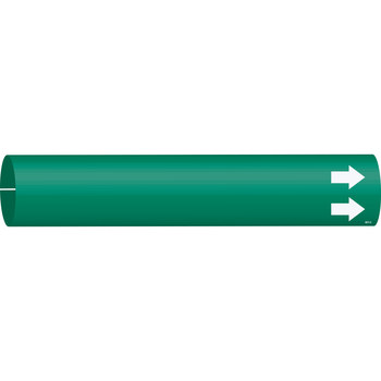 Picture of Brady Bradysnap-On Green Plastic 4011-C Snap-On Pipe Marker (Main product image)