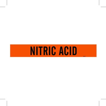 Picture of Brady Black on Orange Vinyl 7396-1HV Self-Adhesive Pipe Marker (Main product image)