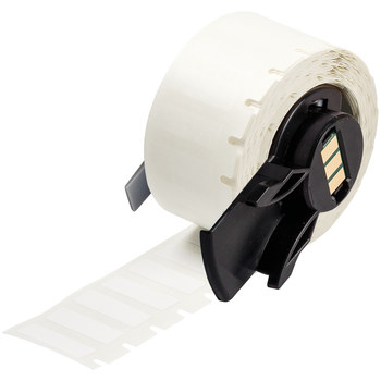 Picture of Brady White Polyester Thermal Transfer PTL-16-423 Die-Cut Thermal Transfer Printer Label Roll (Main product image)