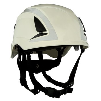 3M SecureFit Safety Helmet X5001X-ANSI White-Unvented-Reflective