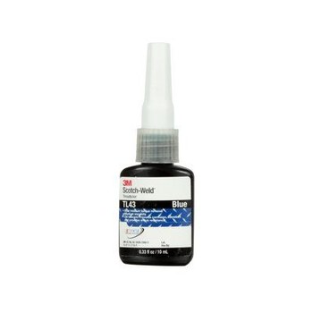 3M Scotch-Weld TL43 Blue Threadlocker 25138, High Strength, 0.33 fl oz ...