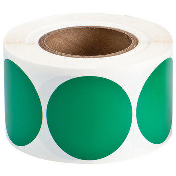 Picture of Brady Green Dot Outdoor Vinyl 121041 Dot Marking Label (Main product image)