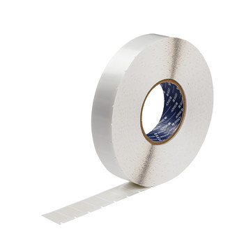 Picture of Brady Wraptor White, Clear Vinyl Thermal Transfer BA62-15-427 Pre-sized Labels for Printers (Main product image)