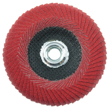 Weiler Tiger Angled Flap Disc 51321 - Ceramic - 5 in - 40 - Coarse