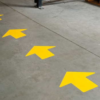 Brady ToughStripe Max Yellow Floor Marking Tape - 2 in Width x 5 in Length - 22 mil Thick - 62951
