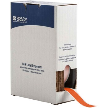 Picture of Brady M710 Orange Outdoor Plastic Thermal Transfer BM7C-1000-584-OR Reflective Label Tape (Main product image)