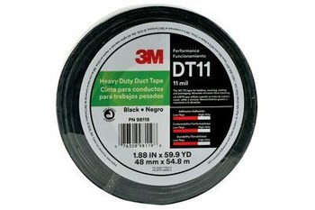 3M DT11 Heavy Duty Silver Duct Tape - 1.88 in Width x 25 yd Length - 11 mil Thick