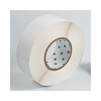 Picture of Brady White Polyester Thermal Transfer THT-17-422-3 Die-Cut Thermal Transfer Printer Label Roll (Main product image)