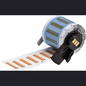 Picture of Brady PermaSleeve Orange Polyolefin Thermal Transfer M6-094-1-342-OR Heat Shrink Wire & Cable Labels (Main product image)