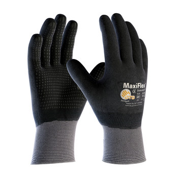 Picture of PIP MaxiFlex Endurance 34-846 Black/Gray X-Small Nylon Work Gloves (Main product image)