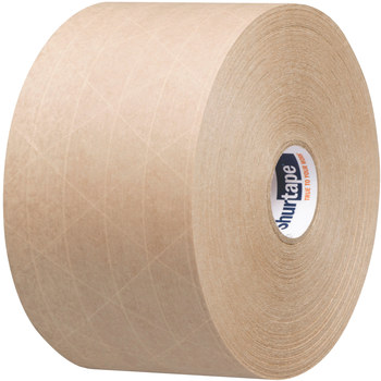 Shurtape WP 100 Kraft Water Activated Tape - 70 mm Width x 153 m Length - 5 mil Thick - SHURTAPE 101688