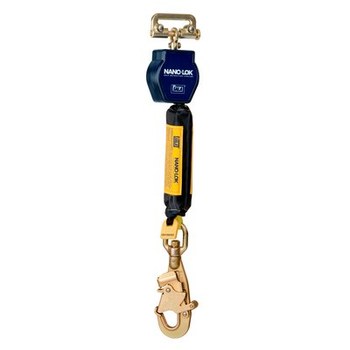 3M DBI-SALA Nano-Lok Quick Connect Self-Retracting Lifeline 3101253 - 6 ft Length - Steel Single Pin Connector