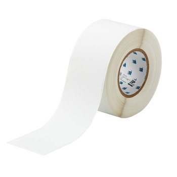 Picture of Brady White Paper Thermal Transfer THT-21-424 Continuous Thermal Transfer Printer Label Roll (Main product image)