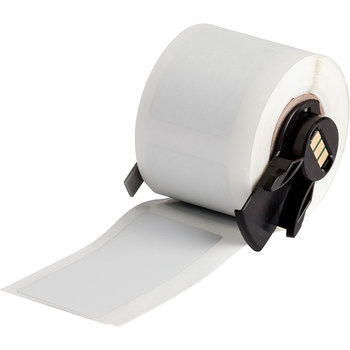 Picture of Brady Permashield Silver Polyester Thermal Transfer PTPSL-26-428 Die-Cut Thermal Transfer Printer Label Roll (Main product image)