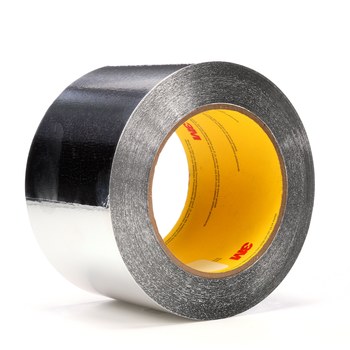 3M 425 Silver Aluminum Tape - 6 in Width x 60 yd Length - 4.6 mil Total Thickness - 85335