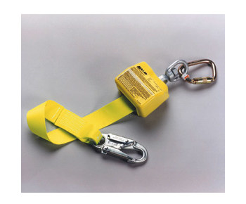 Picture of Miller 8327 Yellow Polyester Webbing Self-Retracting Lanyard (Main product image)